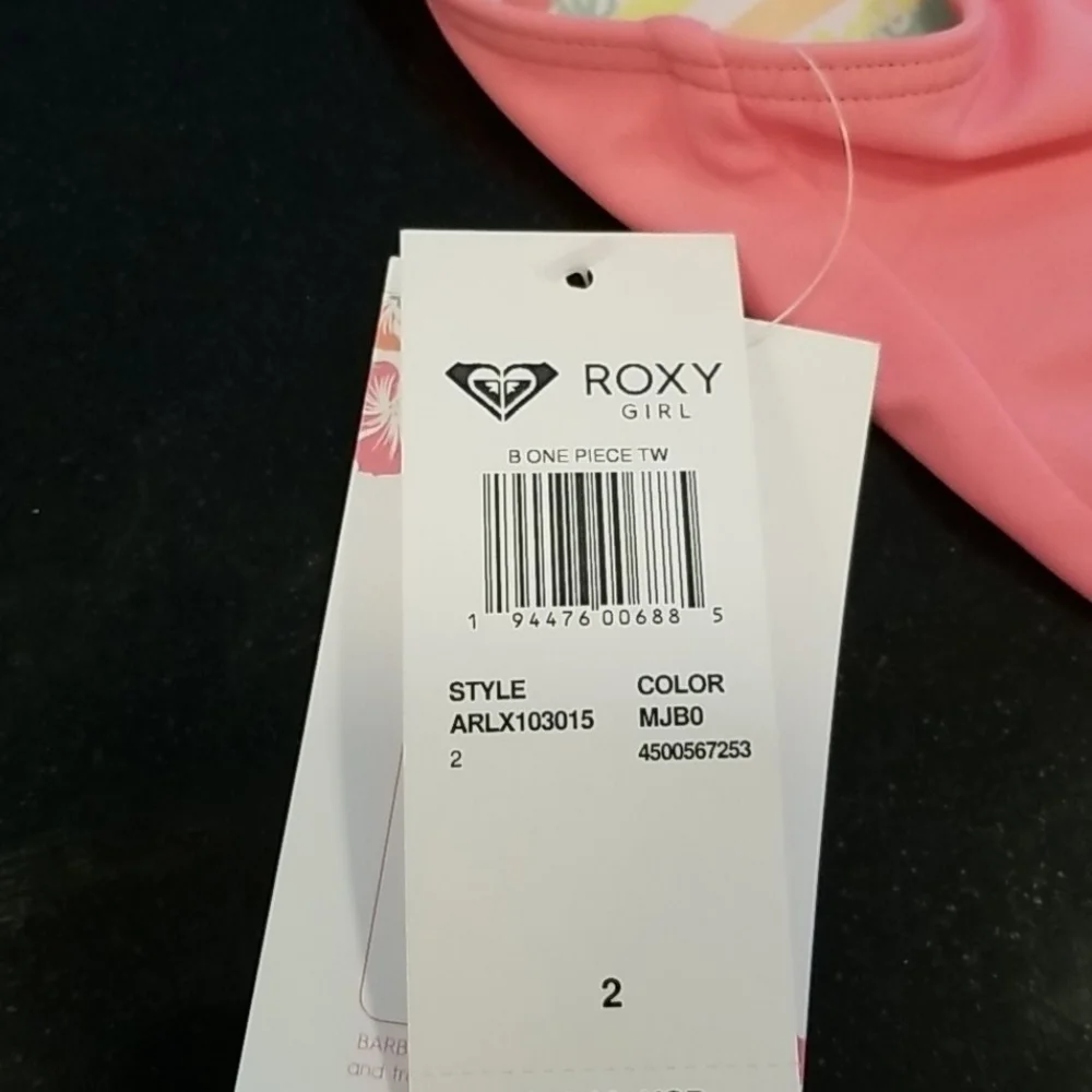 💕BARBIE x ROXY💕 One Piece Swimsuit Pink Lemonade